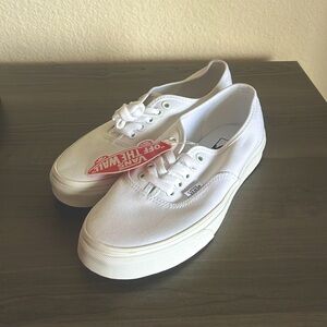 New with tags white vans